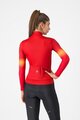 CASTELLI Cyklistický dres s dlouhým rukávem zimní - CORSO THERMAL - červená