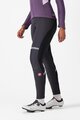 CASTELLI Cyklistické kalhoty dlouhé s laclem - POLARE 2 W - černá