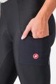 CASTELLI Cyklistické kalhoty dlouhé s laclem - UNLIMITED W DT - černá