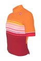 CASTELLI Cyklistický dres s krátkým rukávem - SQUADRA GUEST DESIGNER A019 - oranžová/červená