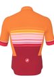 CASTELLI Cyklistický dres s krátkým rukávem - SQUADRA GUEST DESIGNER A019 - oranžová/červená