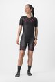 CASTELLI Cyklistická kombinéza - FREE SANREMO 2 W - černá/růžová