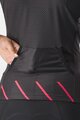 CASTELLI Cyklistický dres s krátkým rukávem - FREE SPEED 2W RACE - černá/růžová