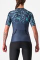CASTELLI Cyklistický dres s krátkým rukávem - FREE SPEED 2W RACE - modrá/tyrkysová