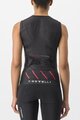 CASTELLI Cyklistický dres bez rukávů - FREE W TRI - černá/růžová