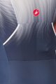 CASTELLI Cyklistická kombinéza - CORE TRI SUIT SHORT SLEEVE - modrá/bílá