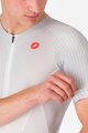 CASTELLI Cyklistický dres s krátkým rukávem - FREE SPEED 3 RACE TOP - bílá