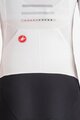 CASTELLI Cyklistická kombinéza - FREE SANREMO 3 W SUIT SHORT SLEEVE - bílá/stříbrná/černá