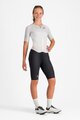 CASTELLI Cyklistická kombinéza - FREE SANREMO 3 W SUIT SHORT SLEEVE - bílá/stříbrná/černá