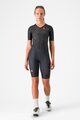 CASTELLI Cyklistická kombinéza - CORE TRI W SUIT SHORT SLEEVE - černá