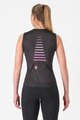 CASTELLI Cyklistický dres bez rukávů - FREE SPEED 3 W TOP - černá