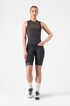 CASTELLI Cyklistický dres bez rukávů - FREE SPEED 3 W TOP - černá