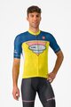 CASTELLI Cyklistický dres s krátkým rukávem - #GIRO107 OROPA - žlutá/modrá