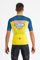 CASTELLI Cyklistický dres s krátkým rukávem - #GIRO107 OROPA - žlutá/modrá
