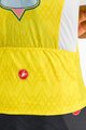 CASTELLI Cyklistický dres s krátkým rukávem - #GIRO107 OROPA - žlutá/modrá