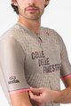 CASTELLI Cyklistický dres s krátkým rukávem - GIRO COLLE DELLE FINESTRE - béžová