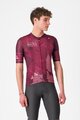 CASTELLI Cyklistický dres s krátkým rukávem - GIRO SIENA - bordó