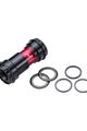 BBB středové složení - BOTTOMFIT PF30-29 DUB 68/73-29 mm - červená/černá