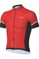 BBB Cyklistický dres s krátkým rukávem - COMFORTFIT - červená/černá