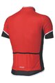 BBB Cyklistický dres s krátkým rukávem - COMFORTFIT - červená/černá