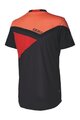 BBB Cyklistický dres s krátkým rukávem - GRAVITY - oranžová/červená/černá