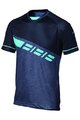 BBB Cyklistický dres s krátkým rukávem - GRAVITY - modrá