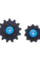 BBB kladky pro přehazovačku - ROLLERBOYS 11T, 13T - modrá/černá