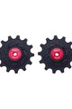 BBB kladky pro přehazovačku - ROLLERBOYS CERAMIC 13T - červená/černá