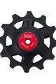 BBB kladky pro přehazovačku - ROLLERBOY CERAMIC 12T SR - červená/černá