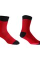 BBB Cyklistické ponožky klasické - THERMOFEET - červená