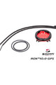 SIGMA SPORT držák - HOLDER ROX 10.0 GPS 00458 - červená/černá