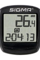 SIGMA SPORT tachometr - 500 BASELINE 015 - stříbrná/černá