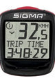 SIGMA SPORT tachometr - 1200 BASELINE 015 - červená/černá