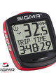 SIGMA SPORT tachometr - 1200 BASELINE 015 - červená/černá