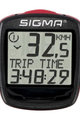 SIGMA SPORT tachometr - BC 1200 - červená/černá