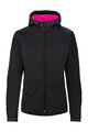 VAUDE Cyklistická větruodolná bunda - QIMSA SOFTSHELL - černá