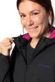 VAUDE Cyklistická větruodolná bunda - QIMSA SOFTSHELL - černá