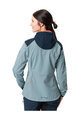 VAUDE Cyklistická větruodolná bunda - QIMSA SOFTSHELL - modrá