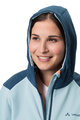 VAUDE Cyklistická větruodolná bunda - QIMSA SOFTSHELL - modrá