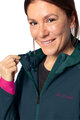 VAUDE Cyklistická větruodolná bunda - QIMSA SOFTSHELL - modrá
