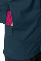 VAUDE Cyklistická větruodolná bunda - QIMSA SOFTSHELL - modrá