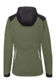 VAUDE Cyklistická větruodolná bunda - QIMSA SOFTSHELL - zelená