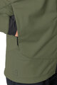 VAUDE Cyklistická větruodolná bunda - QIMSA SOFTSHELL - zelená