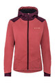 VAUDE Cyklistická větruodolná bunda - QIMSA SOFTSHELL - červená