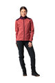 VAUDE Cyklistická větruodolná bunda - QIMSA SOFTSHELL - červená