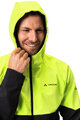 VAUDE Cyklistická větruodolná bunda - QIMSA SOFTSHELL - černá/žlutá
