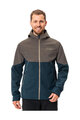VAUDE Cyklistická větruodolná bunda - QIMSA SOFTSHELL - hnědá/modrá