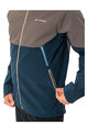 VAUDE Cyklistická větruodolná bunda - QIMSA SOFTSHELL - hnědá/modrá