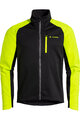 VAUDE Cyklistická větruodolná bunda - POSTA SOFTSHELL VI - žlutá/černá