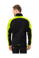 VAUDE Cyklistická větruodolná bunda - POSTA SOFTSHELL VI - žlutá/černá